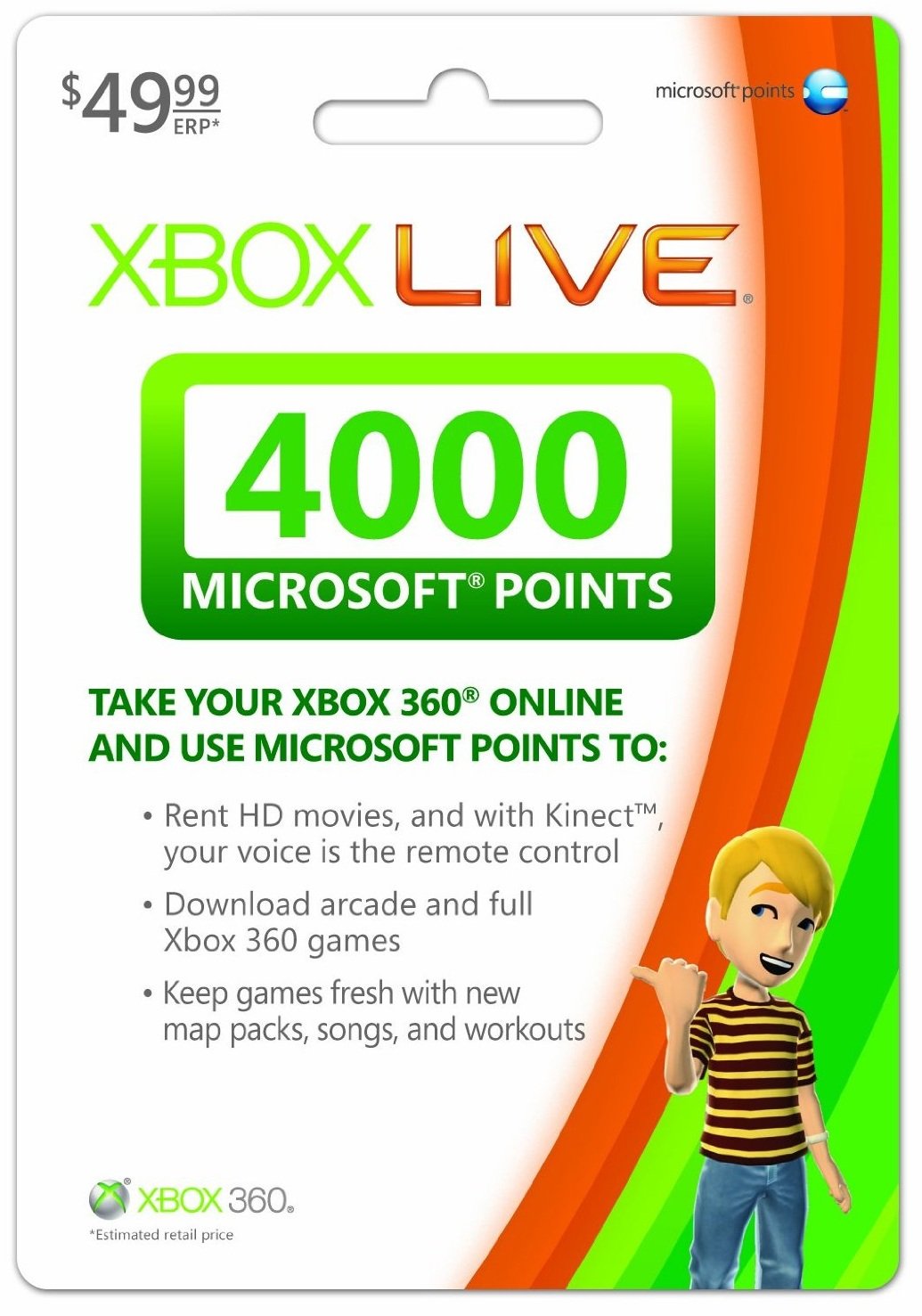 Xbox 360 LIVE 4000 Points