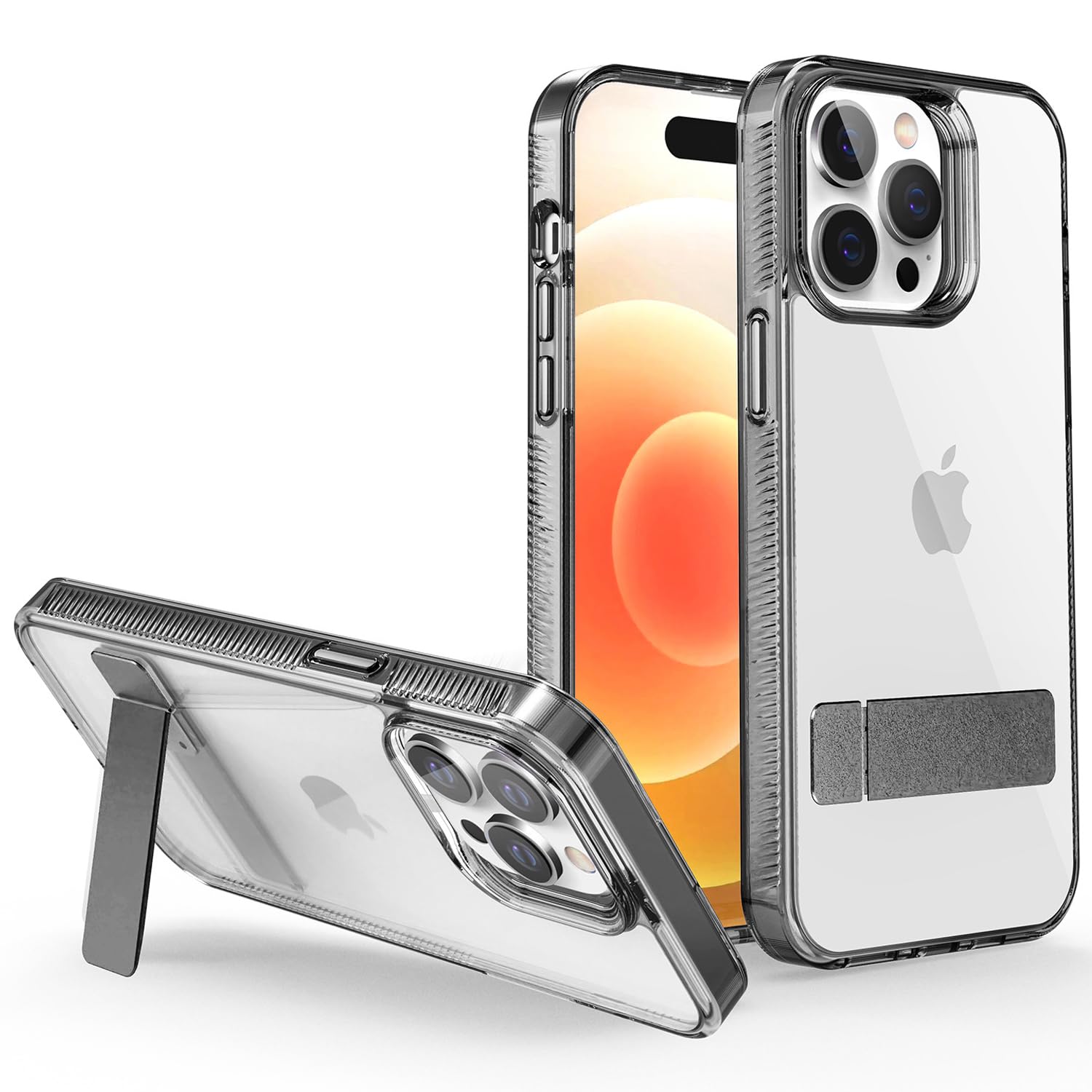 iPhone14Proケース メタルキックスタンドケース 3wayスタンド付き ESR iPhone 15 ケース iPhone15Pro 15Plus 15Pro Max メタル