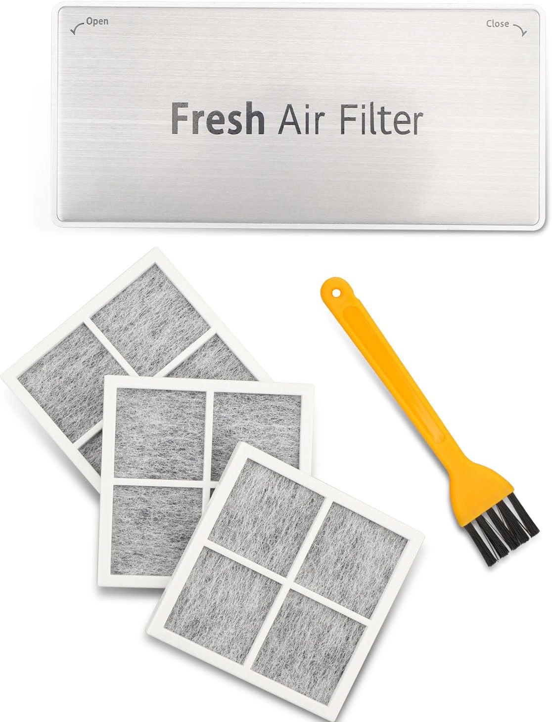 3PCS ADQ75493301 Refrigerator Air Filter Cover Fit for LG Refrigerator Models LRFDS3016S LRFDS3006D LRFDS3016D LLMXS3006S LRFDC2406D LRFDC2406S