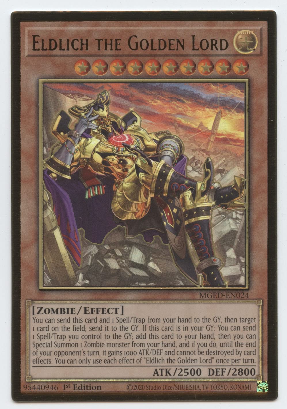 Amazon.com: Eldlich The Golden Lord - MGED-EN024 - Premium Gold