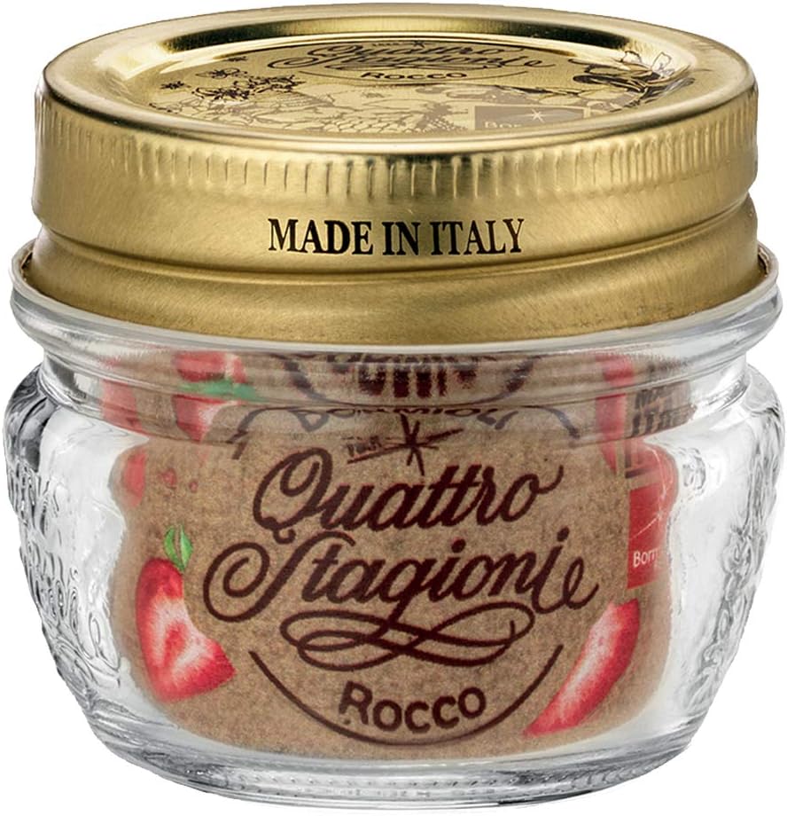 Set 12 Barattoli In Vetro Per Marmellata 250 Ml Con Coperchi Twist-Off Rossi E 12 Etichette - Ideali Per Conserve, Senape, Chutney - 2