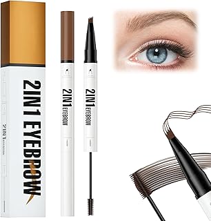 Lápiz de cejas Microblading 2 en 1, nuevo bol...