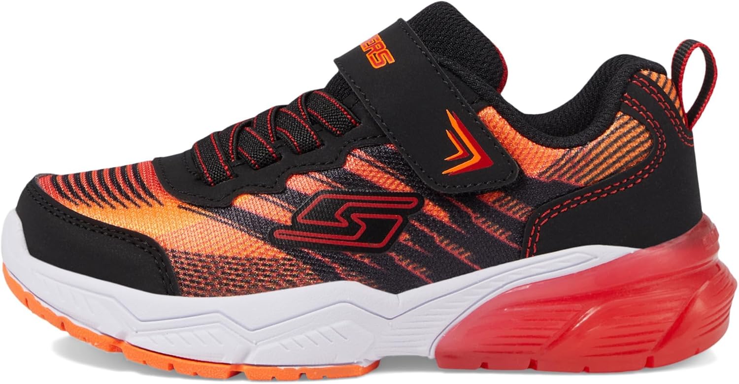 Skechers Kids Boy's Thermoflux 2.0 Sneaker, Black/Red, 11 Little Kid