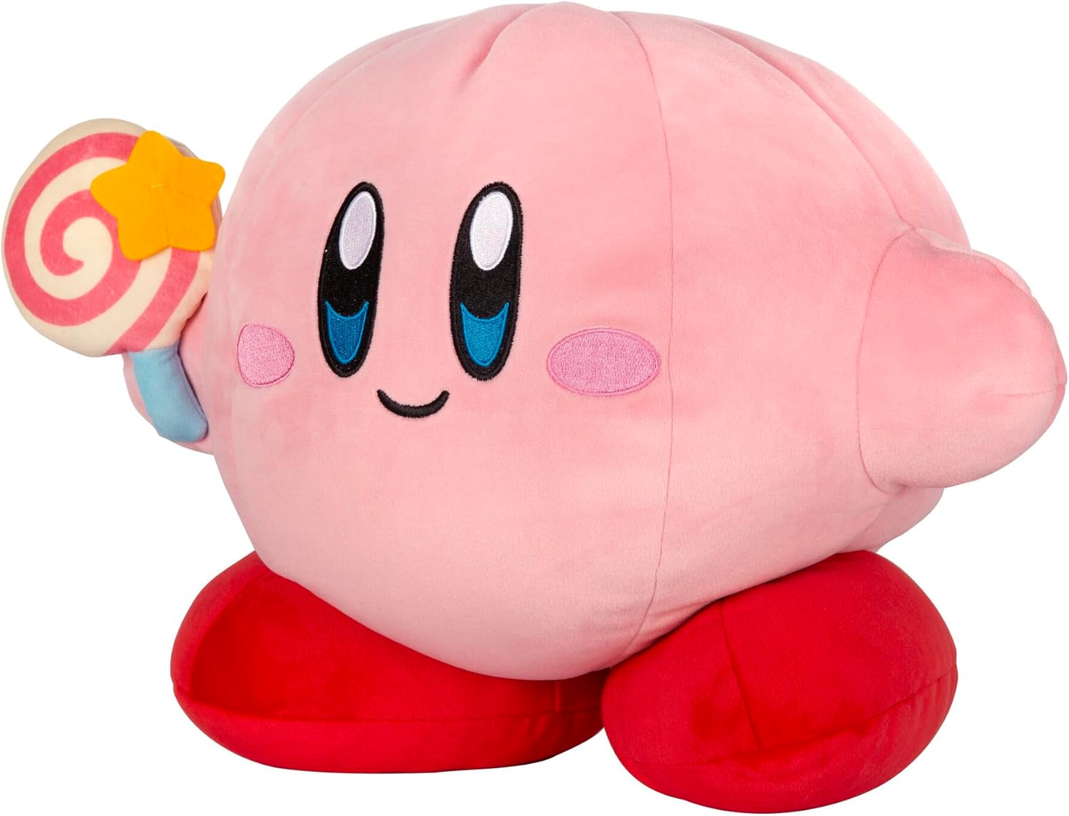 Club Mocchi-Mocchi- Kirby Plush - Kirby with Invincible Candy Plushie - Squishy Toys - Collectible and Cute Stuffed Animals - Gaming Gifts and Game Room Decor - Video Game Collectibles - 15 Inch