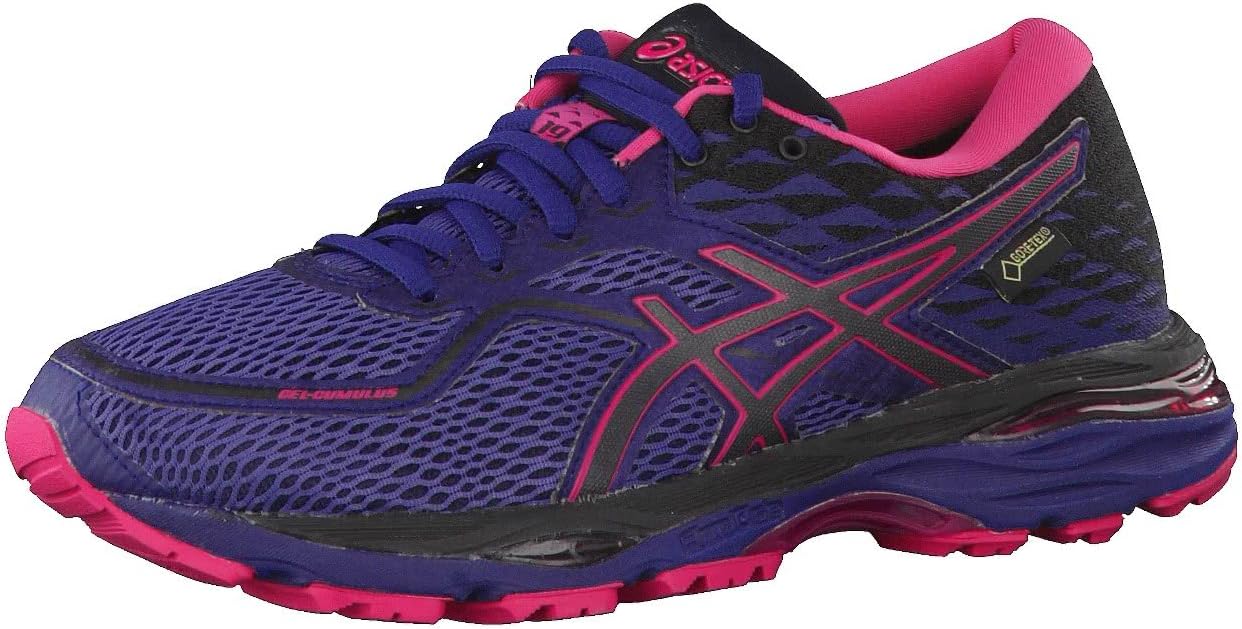 Asics Women's Gel-Cumulus 19 G-Tx Competition Running Shoes, Blue (Indigo Blue/Black/Cosmo Pink 4990)