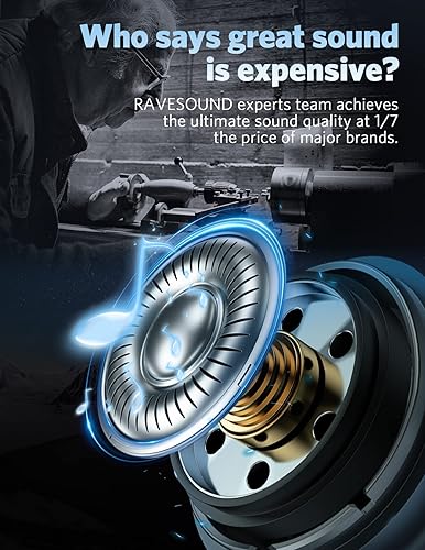 Miniatura 2 de True Wireless Headphones Bluetooth 5.2 – Auriculares con cancelación de ruido, auriculares de baja latencia de 100 ms con tiempo de reproducción de