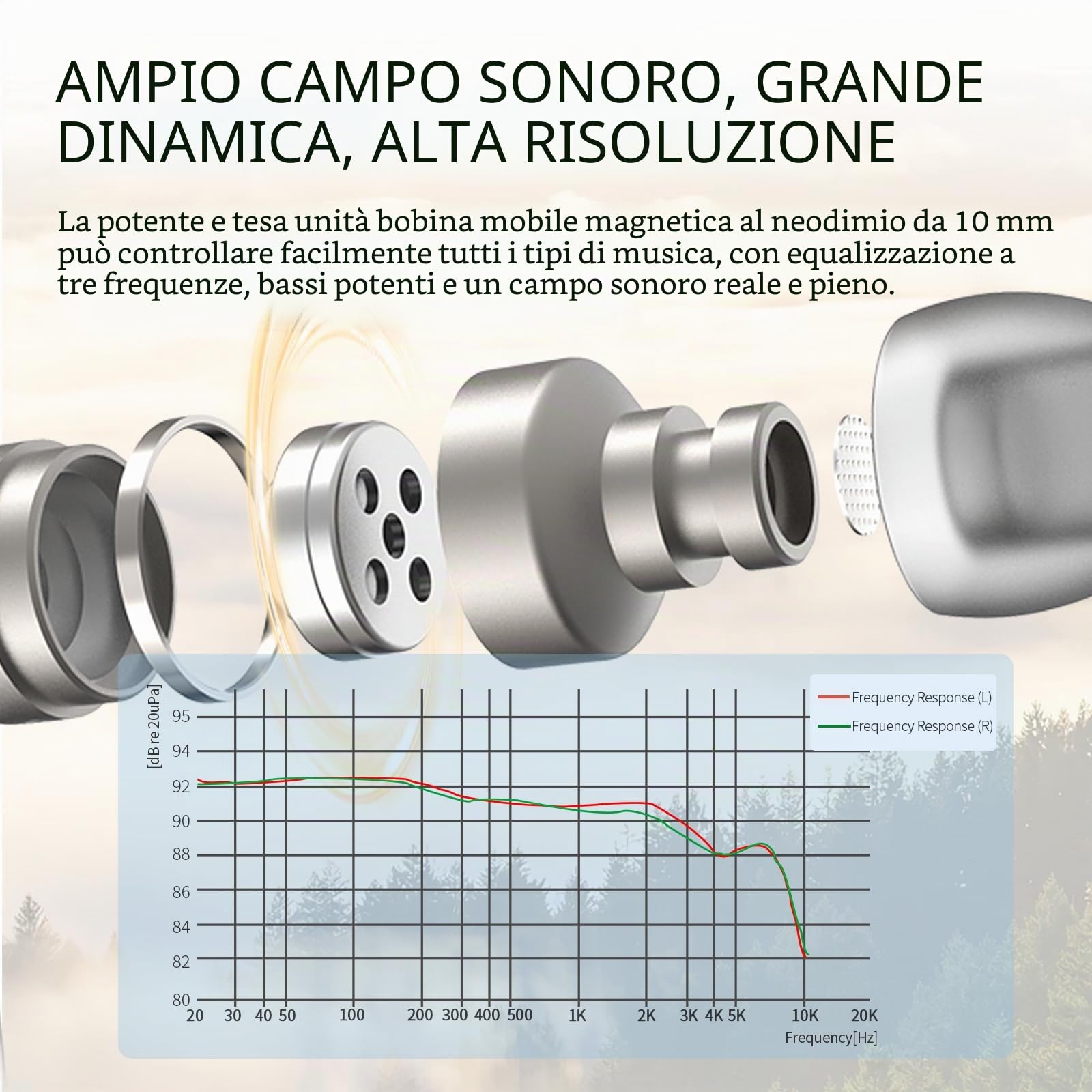 SoundMAGIC E80D Auricolari Cablati USB-C, Micro, DAC HiRes, HiFi, Arg Scuro | Chiamate cristalline, chip Hi-Res, bassi profondi, isolamento acustico, vestibilità ergonomica, compatibilità universale