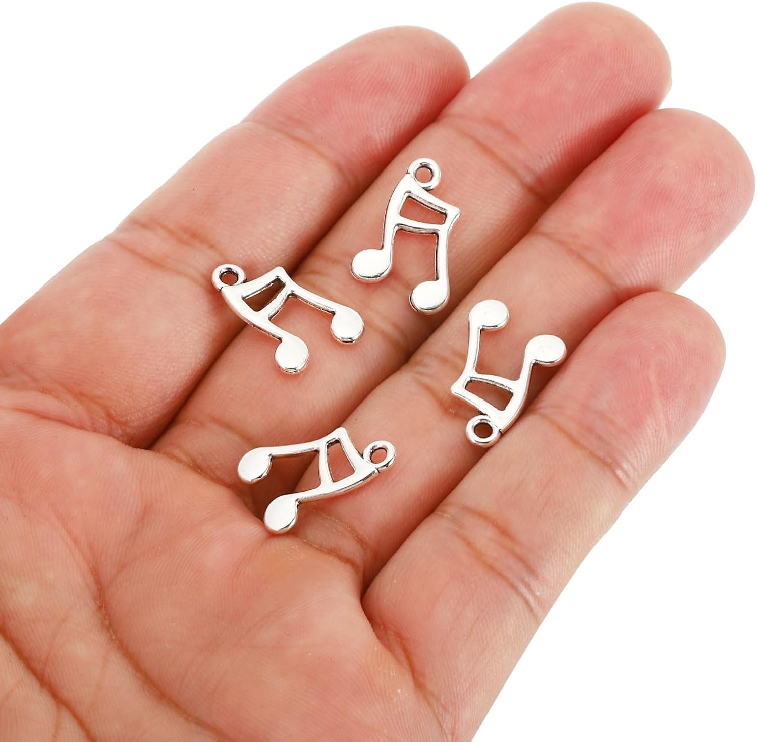 PATIKIL 150pcs Musical Charm Mini Music Pendant Charm Bulk Metal Instrument Notes DIY for Jewelry Making Bracelets - Image 4
