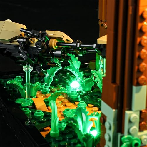 Miniatura 7 de BRIKSMAX Kit de iluminación LED para LEGO-75353 Endor Speeder Chase Diorama - Compatible con Lego Star Wars Building Blocks Model- No incluye Lego