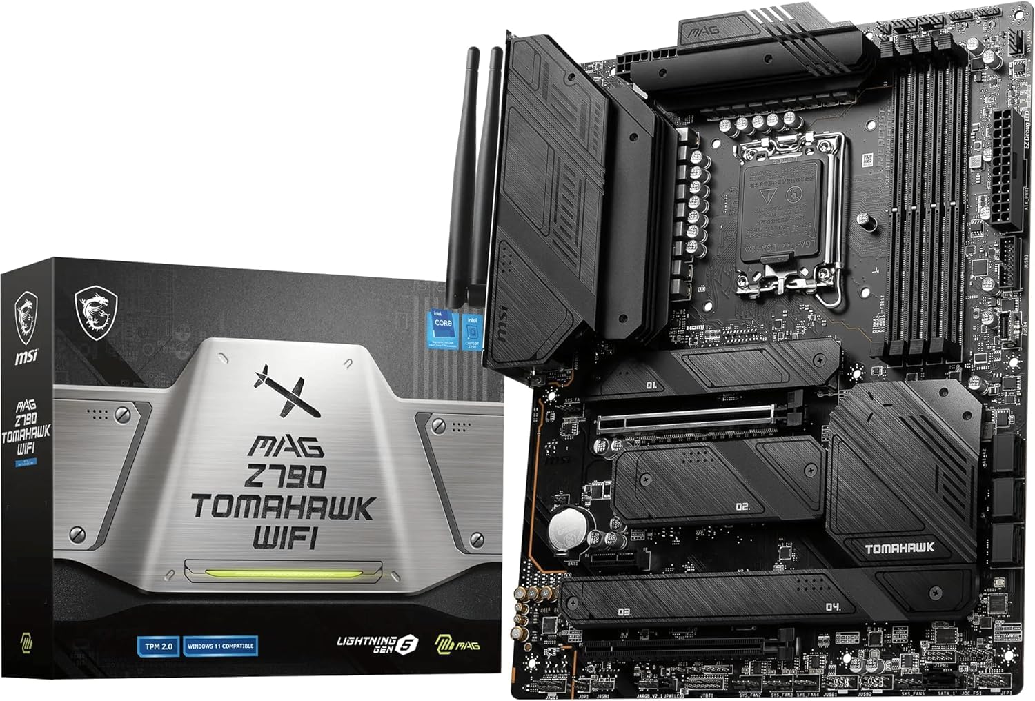 MSI MAG Z790 TOMAHAWK WIFI Motherboard + Intel® Core™ i9-14900KF
