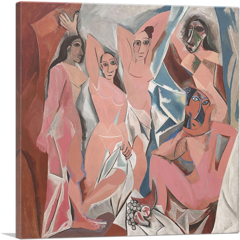 パブロ・ピカソ、Les Demoiselles d'Avignon アビニヨンの娘たち - Wikipedia