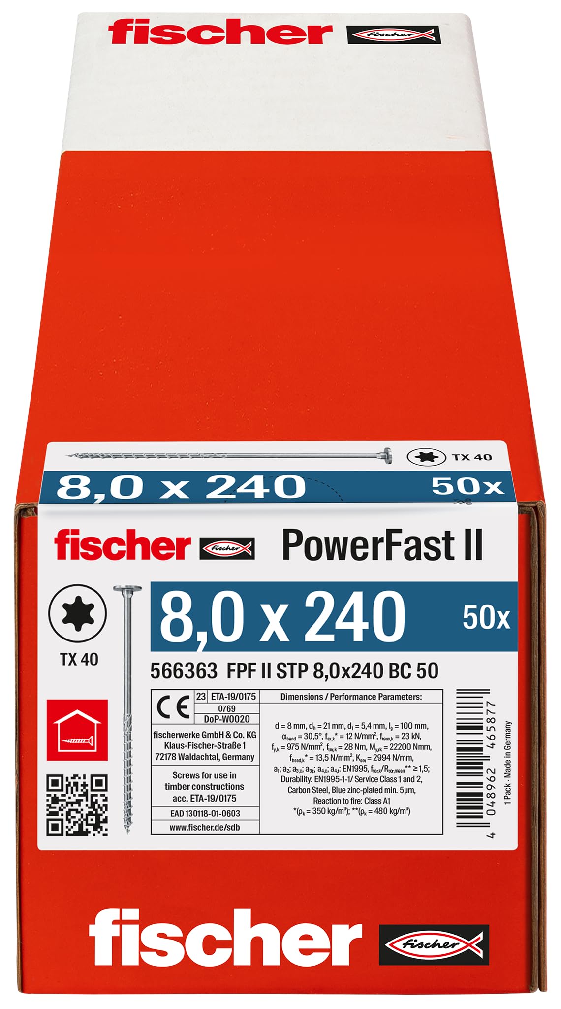 Broca de Aço Rápido Paralela Longa de 8,0 x 240 mm 1869/1 - Lennox