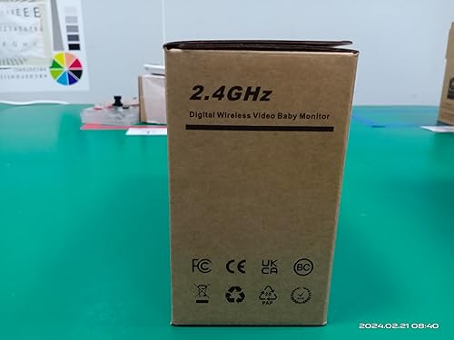 Miniatura 8 de Blemil Monitores de bebé, monitor IPS de pantalla dividida de 4.3 pulgadas con batería de 29 horas, monitor de bebé con zoom panorámico y