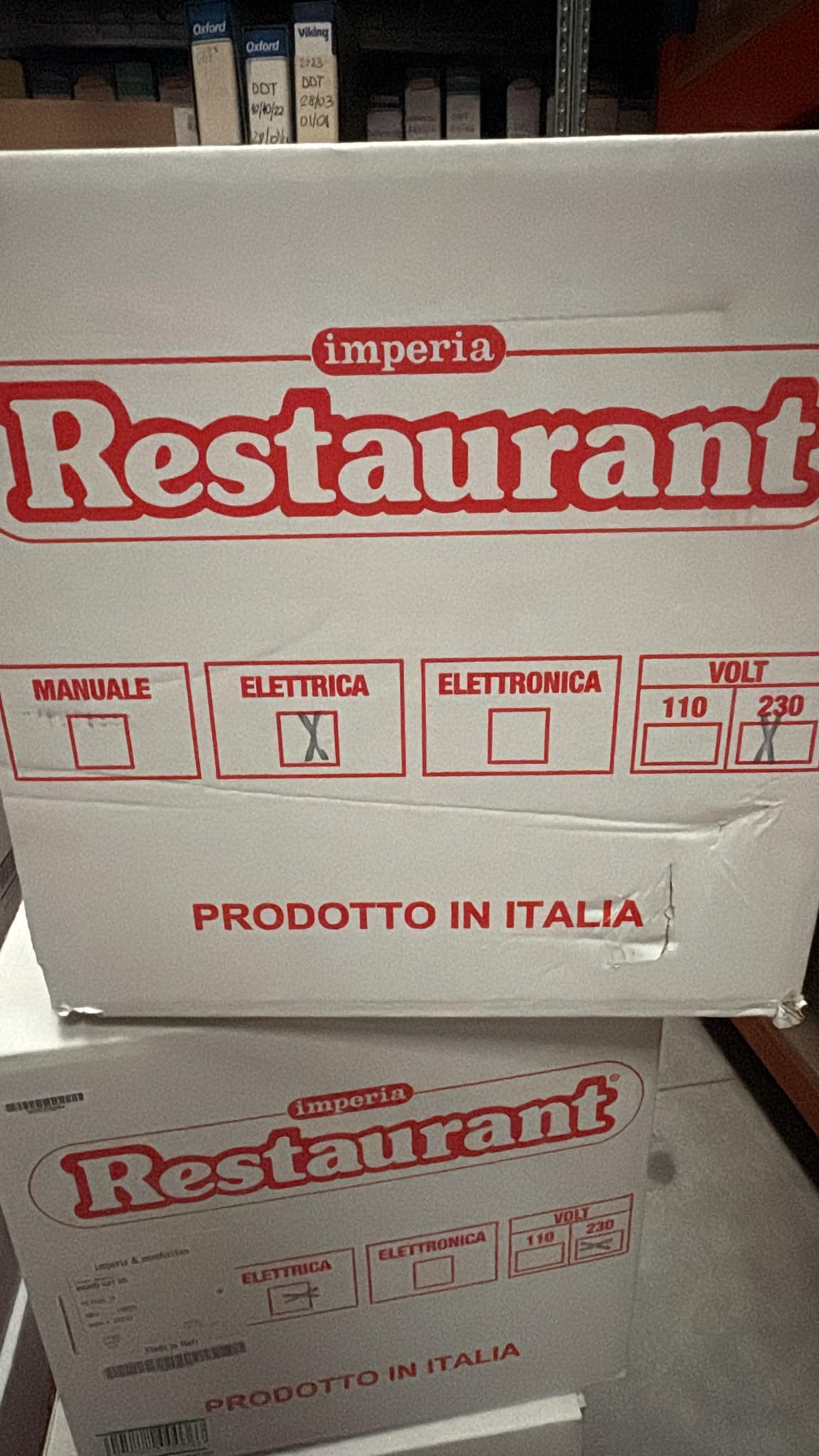 IMPERIA - New Restaurant Electric Professional - Macchina Per La Pasta Elettrica Professionale In Acciaio INOX Cromato - 160 W