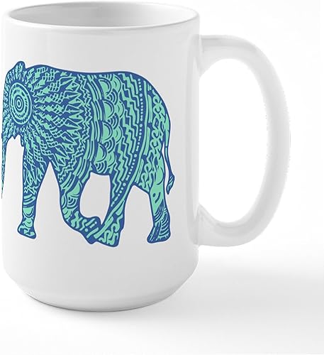 Miniatura 9 de CafePress Pink Day Of The Dead Sugar Skull - Taza de café de cerámica de 15 oz (15.0 fl oz)