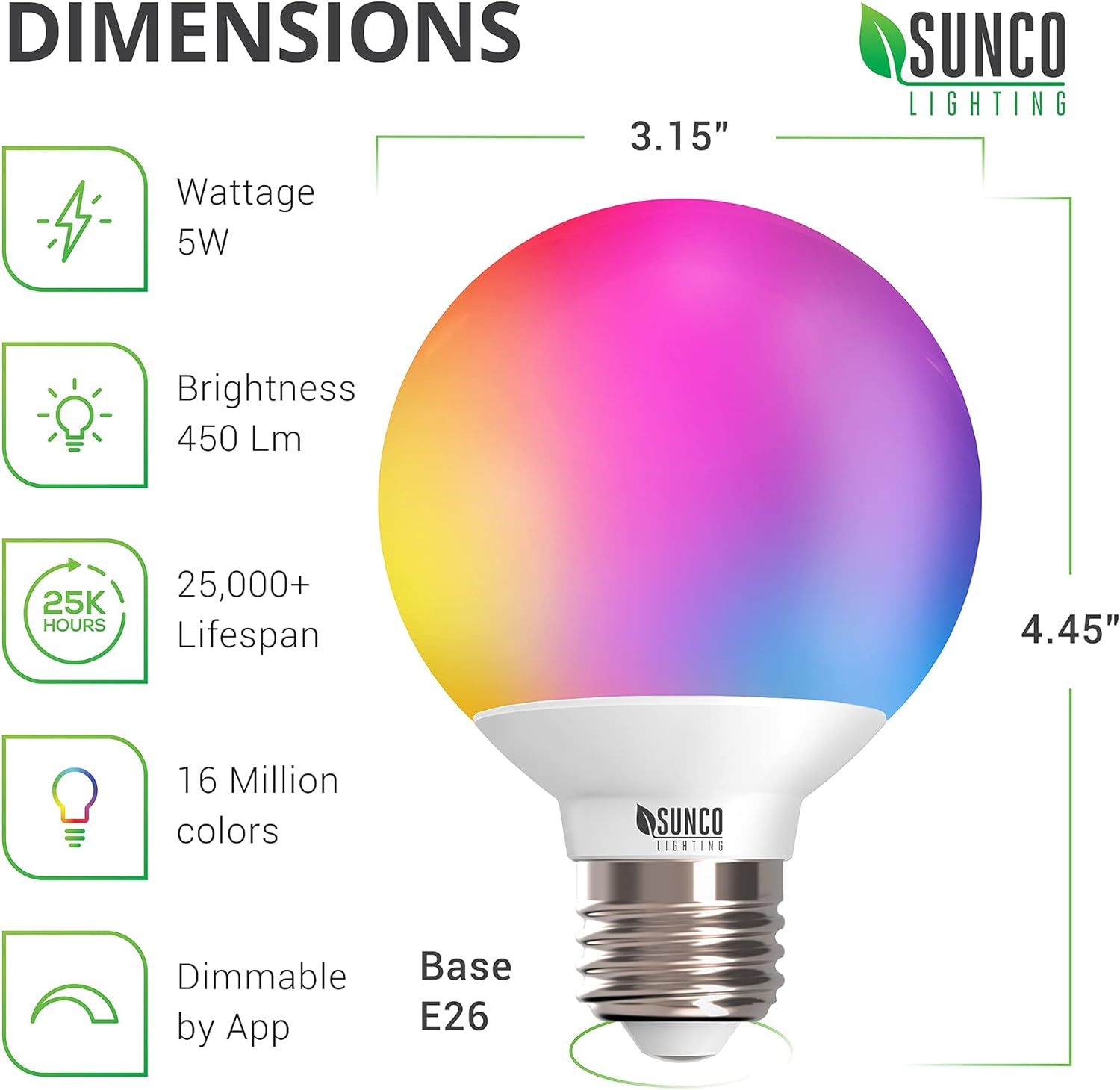 Illuminate Your Space: A Review of Sunco Smart Globe Bulbs - Perfect for Smart Homes!