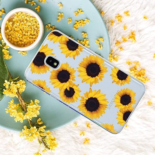 Miniatura 6 de Funda para Galaxy J7 Refine/J7 2018/J7 Star/J7 V 2ª Gen/J7 Aero Case, Funda transparente para niñas y mujeres, TPU suave a prueba de golpes, funda