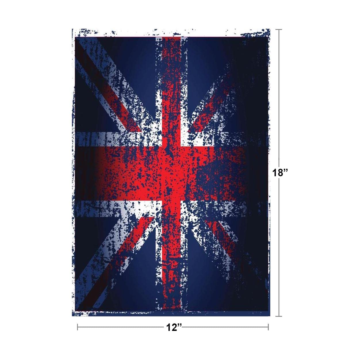 Amazon.com: United Kingdom Union Jack Flag with Brush Strokes Cool