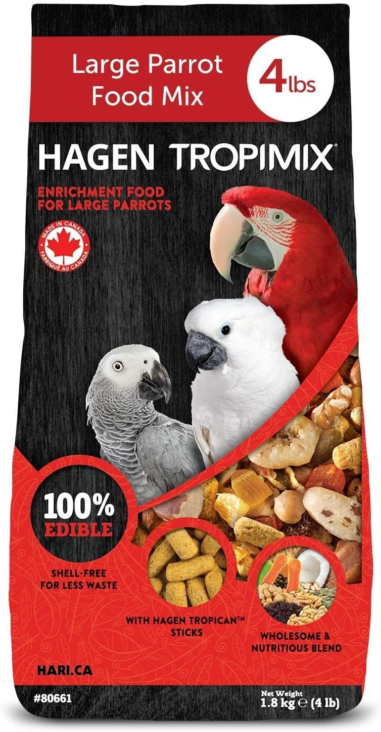 Tropimix Large Parrot Mix, 1.8kg, Gourmet Blend for Medium to Large Parrots
