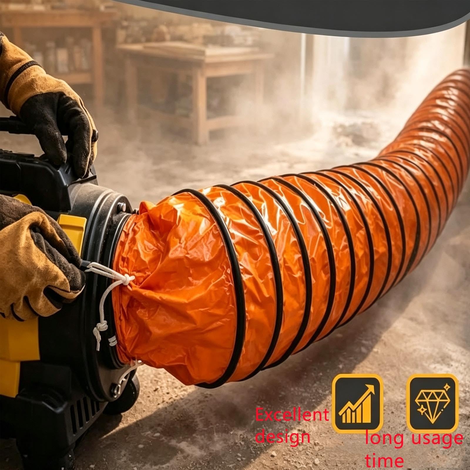 Manguera For Conductos,Manguera Extractora De Ventilador Portátil
