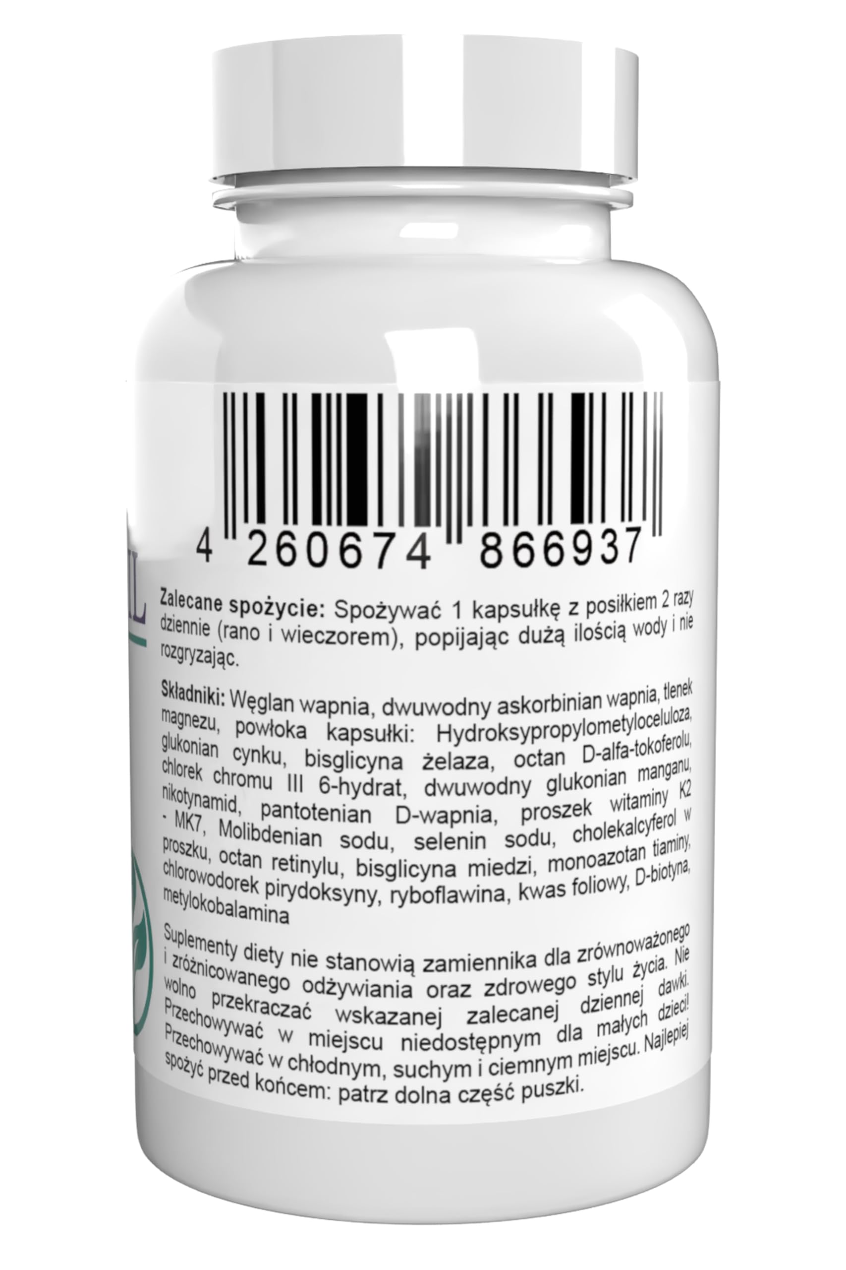 120 Kapsułek (2x 60 Kapsułek), Opakowanie 2 szt.