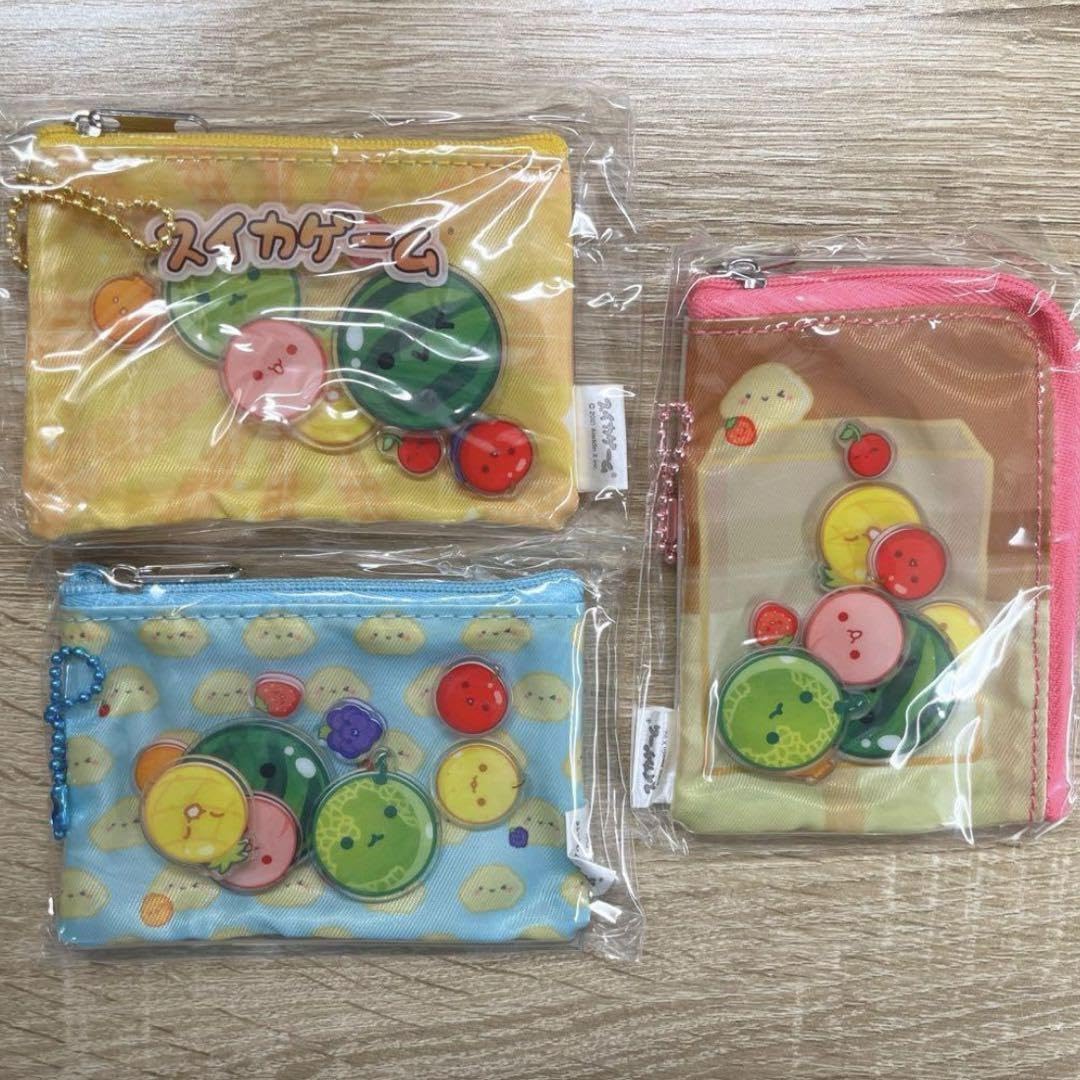 【新品】大量 スイカゲーム シャカシャカミニポーチ 25個×3種 75個まとめ 新品】大量 スイカゲーム シャカシャカミニポーチ 25個×3種 75個
