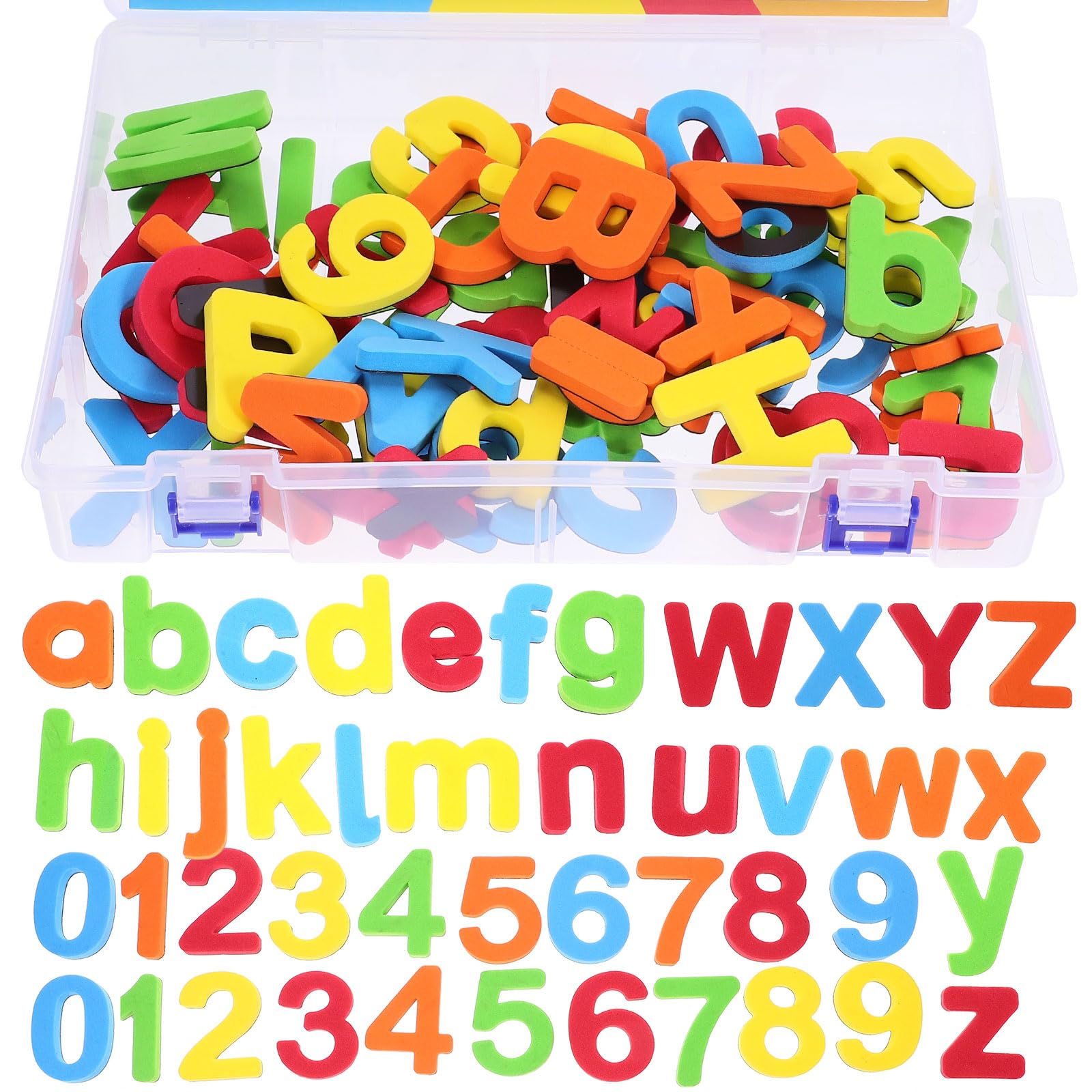 LUOZZY Magnetic Letter Number Symbol Sticker Fridge Magnets Alphabet Refrigerator Magnet Kids Toy for Home School