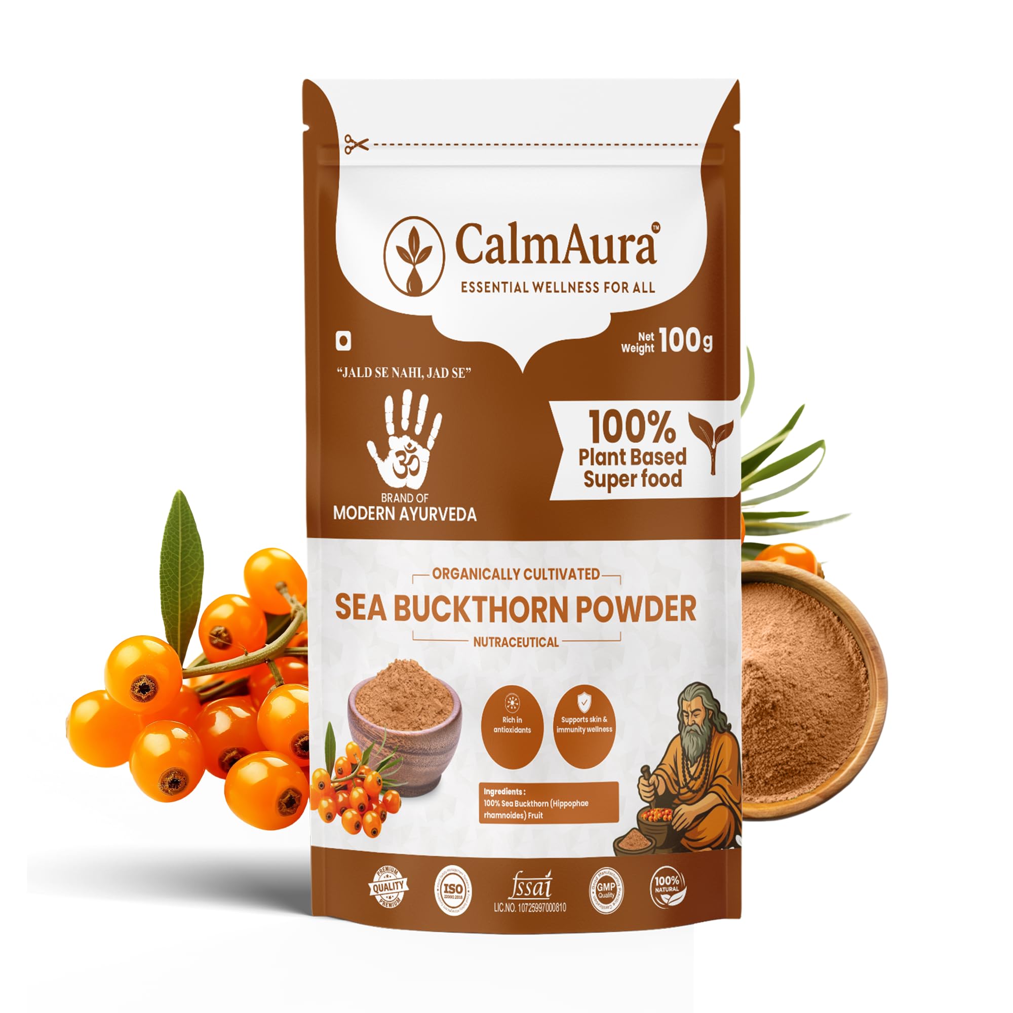 CalmAura Stevia Leaf Powder 100% Natural Zero Calorie Sweetener | Herbal Sugar Substitute for Diabetic & Weight Management | Plant Based Organic Stevia rebaudiana | Sugar Free Healthy Alternative — Amazon image 14