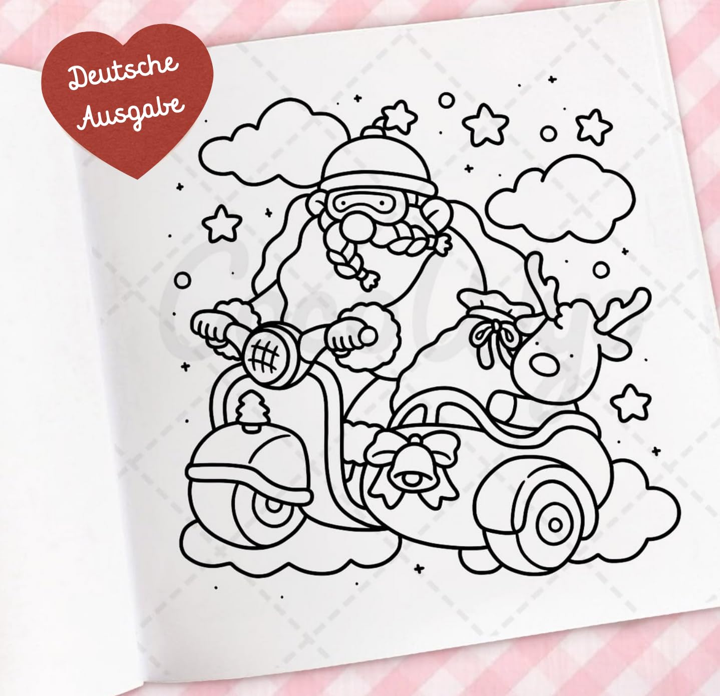 Cozy Christmas: Malbuch für Erwachsene, Teenager und Kinder (Cozy Spaces Coloring): 1