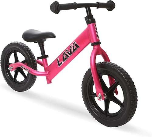 LAVA SPORT Bicicleta de equilibrio  Bicicleta ligera de aluminio para niños y niñas de 2, 3, 4 y 5 años, sin bicicletas de pedal para niños con