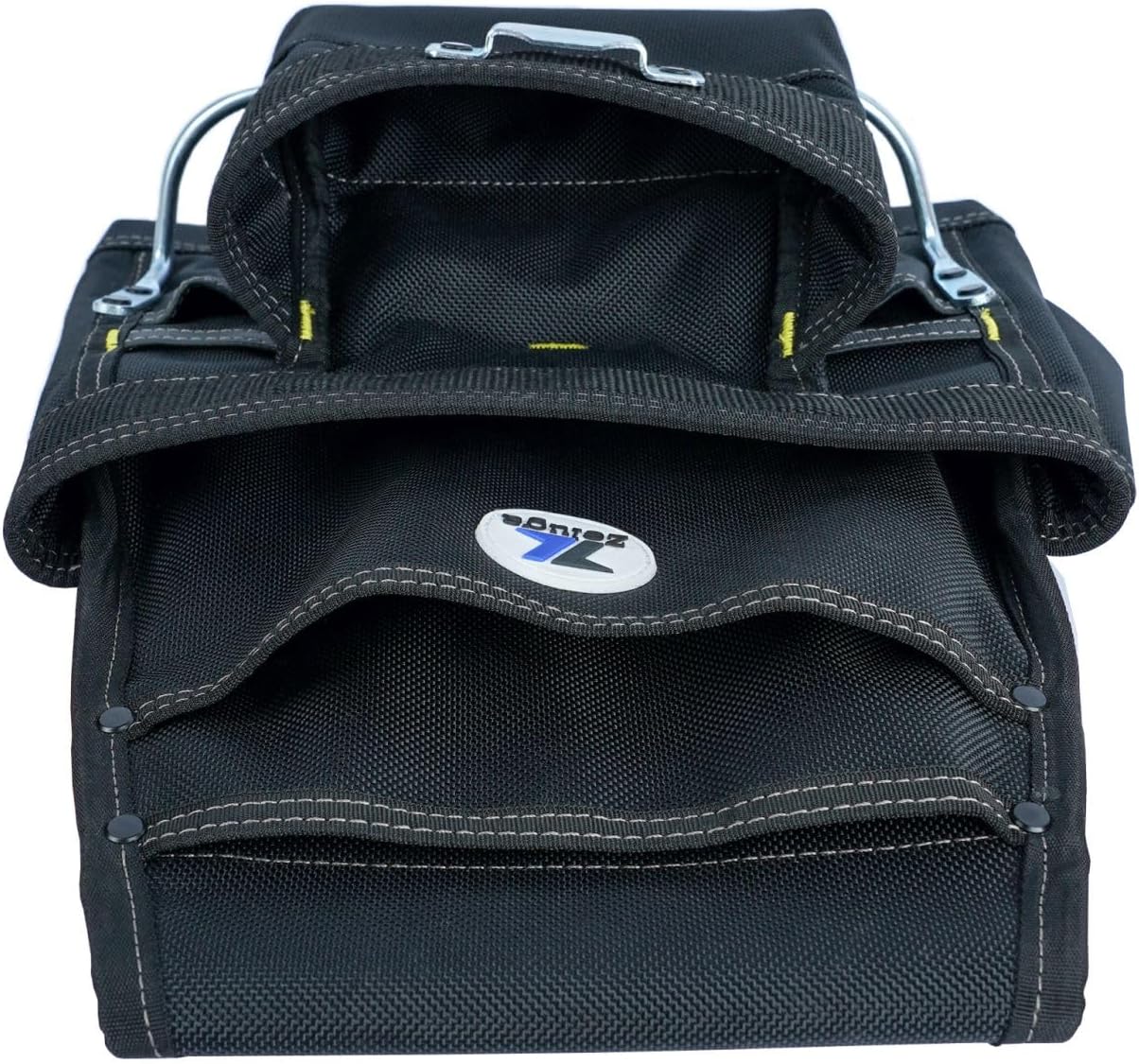Zeluga 20-215 10 Pocket Extra Large Capacity Polyester Nail and Tool Pouch, Black