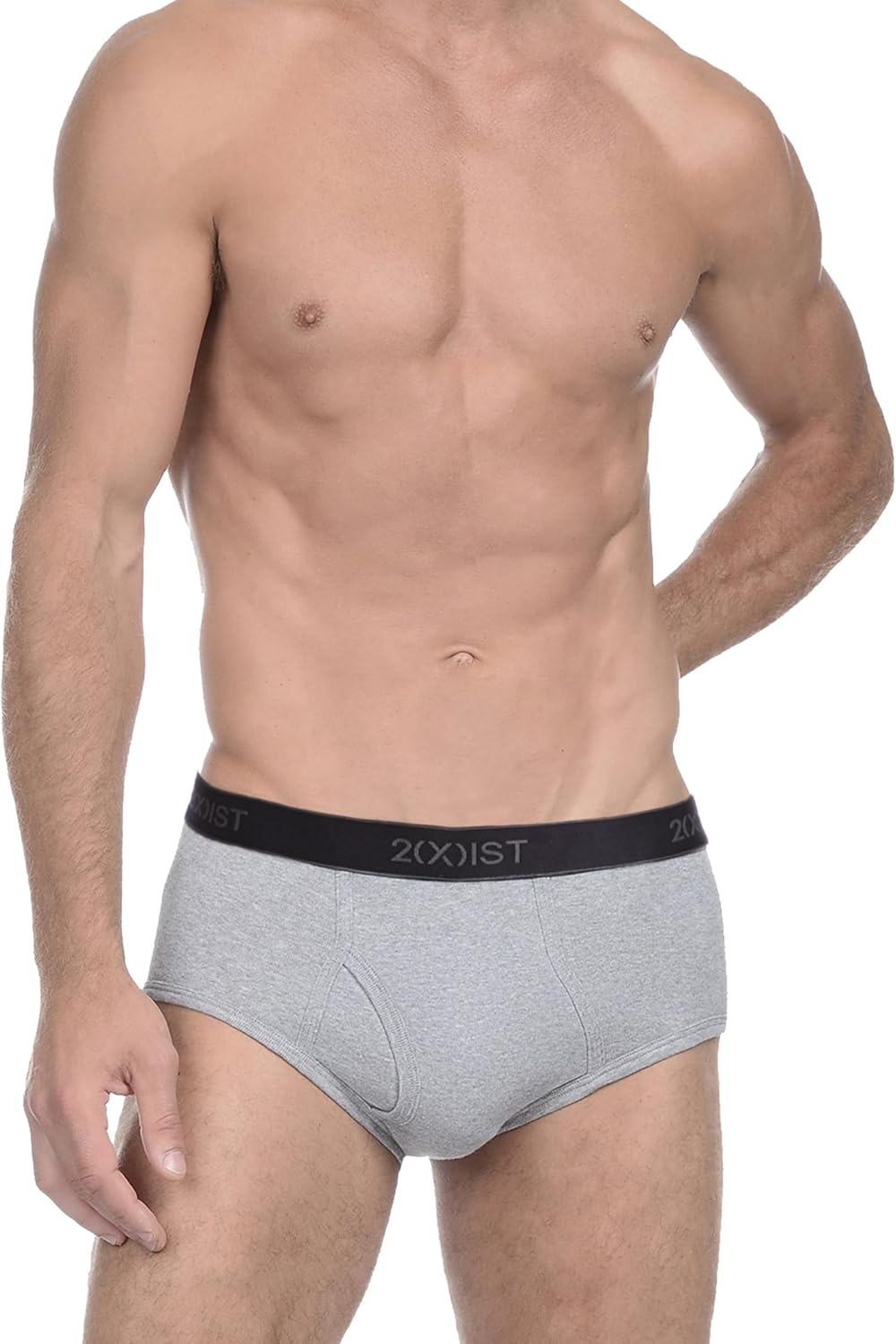 2(X) IST Men's Essential Cotton Fly Front Brief 3-pack - Image 2