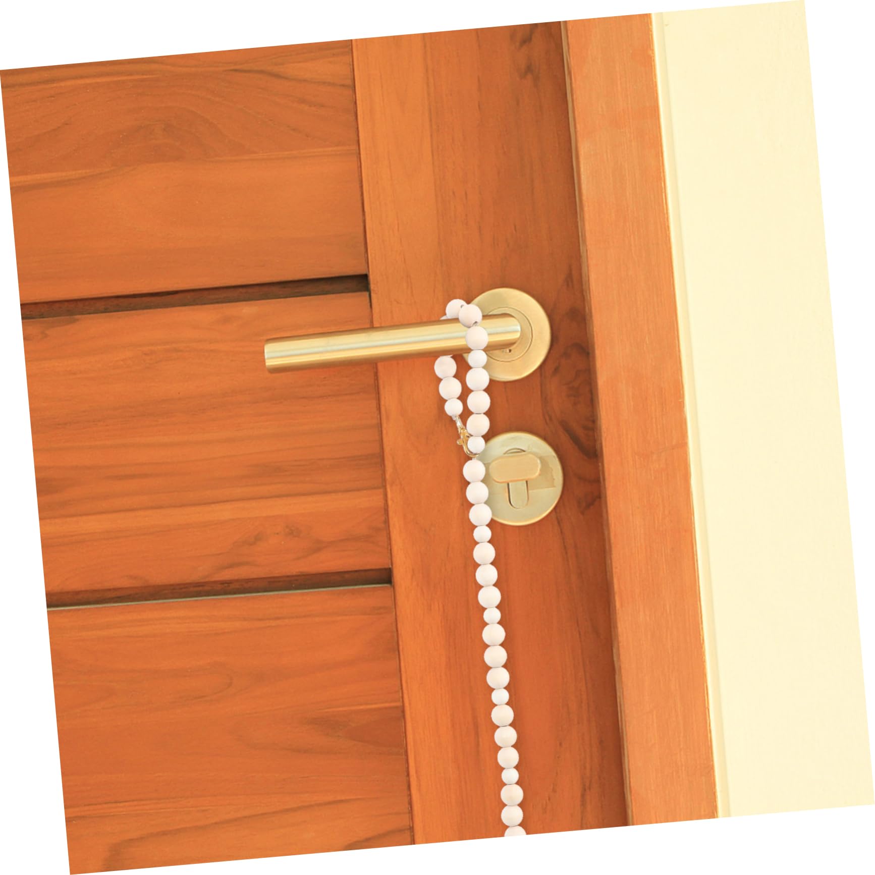 Toddmomy Hanging Dog Doorbell Pet Training Bell Interactive for Dogs Stylish Door Decoration Beads for Potty Training and Home Use