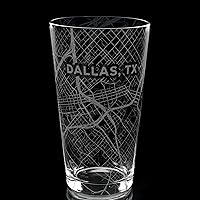 Vista 8 de ALBUQUERQUE NEW MEXICO Engraved City Street Map Beer Pint Glass Perfect Drinking Gift Idea & Unique Decor!
