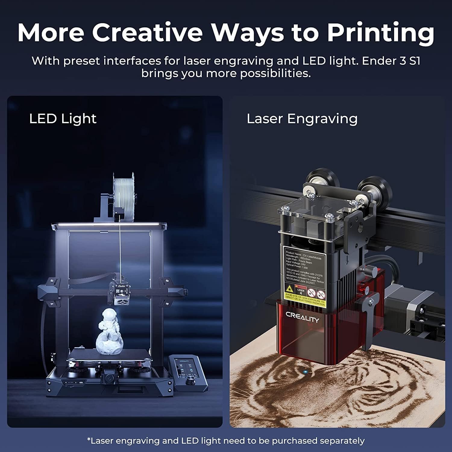 Creality CR-Scan Ferret, Scanner 3D per Stampa 3D, Portatile Scanner, Precisa & Vasta Doppia Modalità, 0.1 mm Precisione, 30 fps (Alta velocità fotogramma), per Android, Windows 10/11 e Mac OS