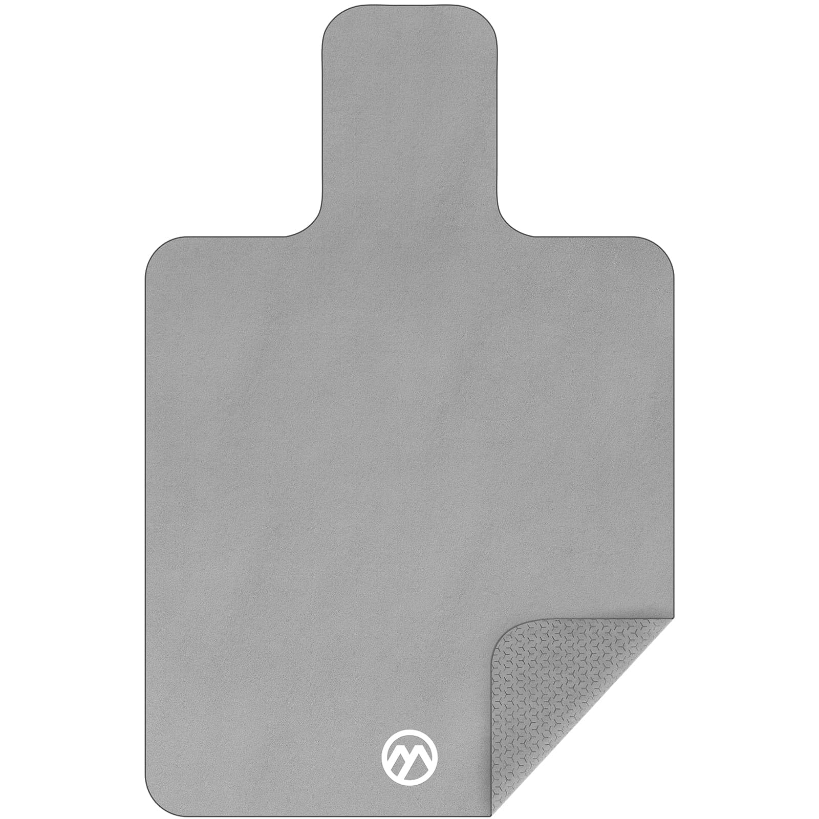 MicaYoung Pilates Reformer Machine Mat Cover with Non Slip Grip for Home Workout and Studio 1.2mm Thick,Gray