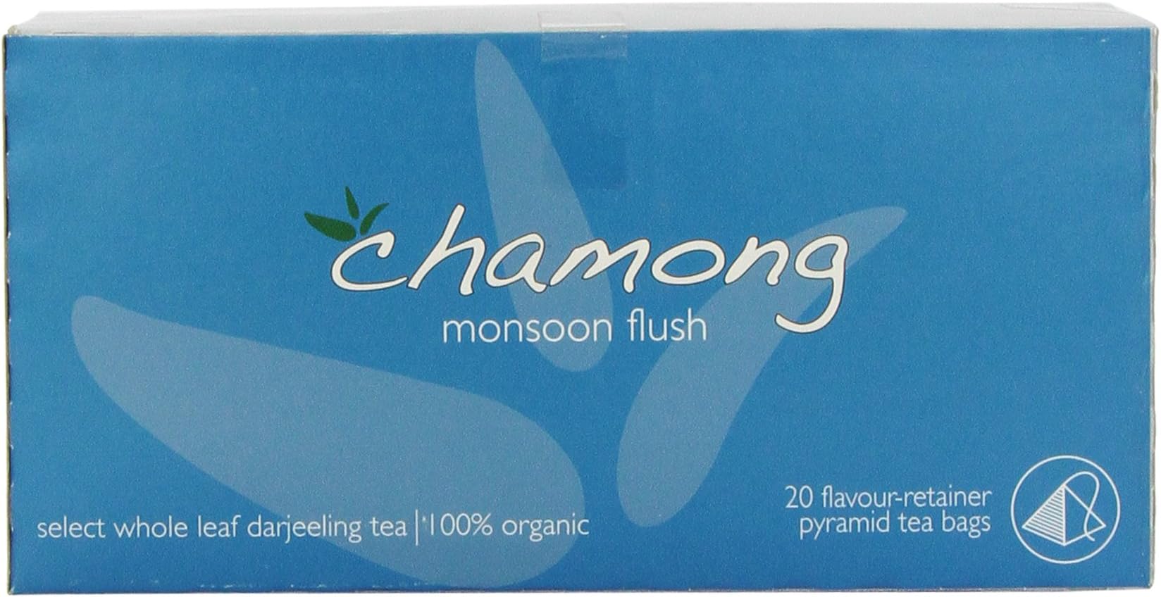 Chamong Organic Darjeeling Tea Bags, Monsoon Magic, 20-Count Boxes (Pack of 3)