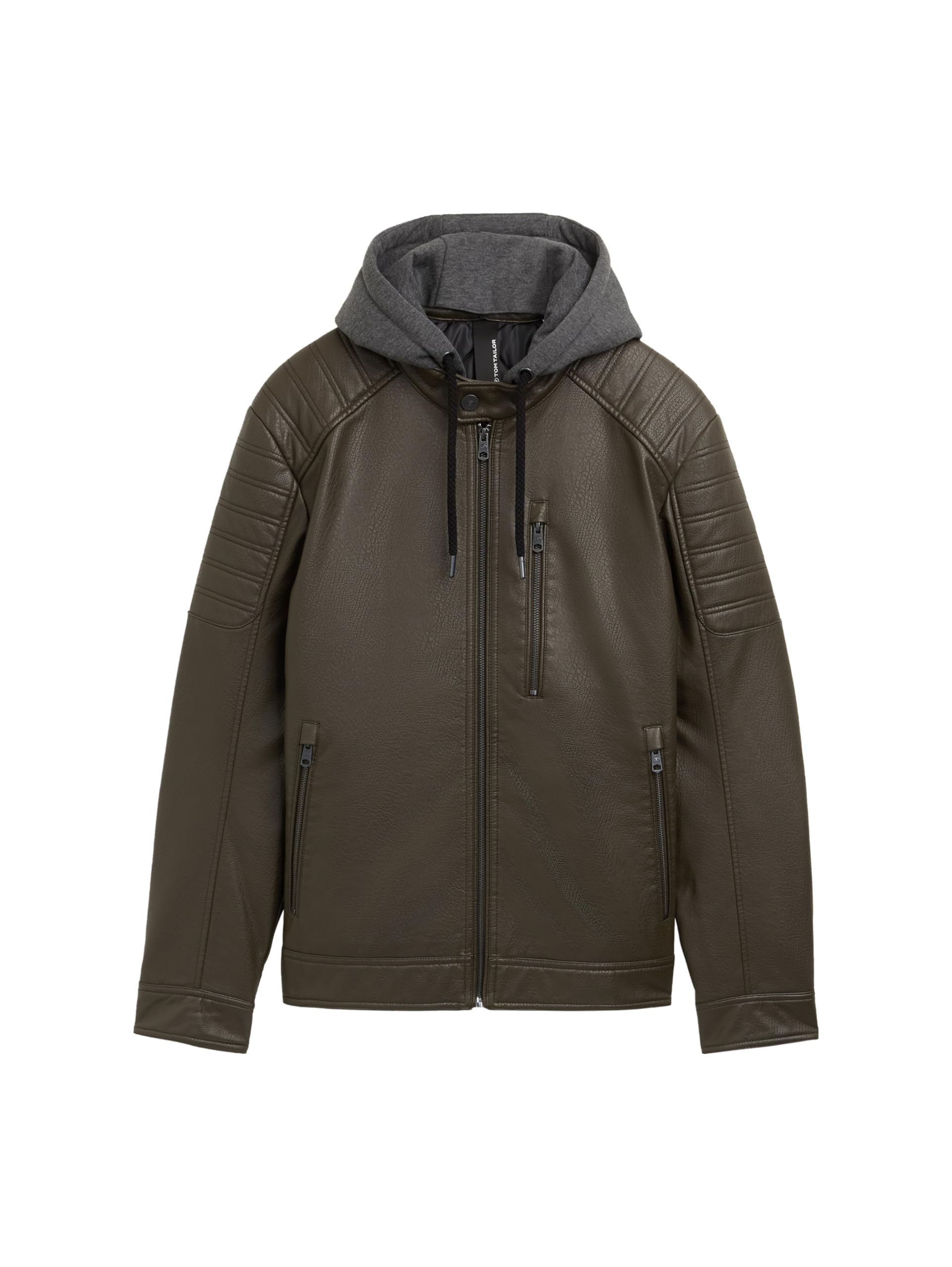 TOM TAILOR Chaqueta de Cuero sintético para Hombre