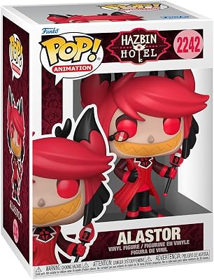 Funko Pop! Animation: Hazbin Hotel - Alastor - 1/6 Odds for Rare Chase Variant - Collectable Vinyl Figure - Gift Idea - Official Merchandise - Toys for Kids & Adults - Animation Fans