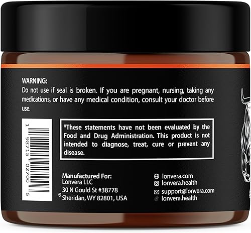 Miniatura 7 de Lonvera Vital Bull - Suplemento de órgano de carne de res para hombres, órganos alimentados con pasto con corazón, hígado y más, apoyo nutritivo