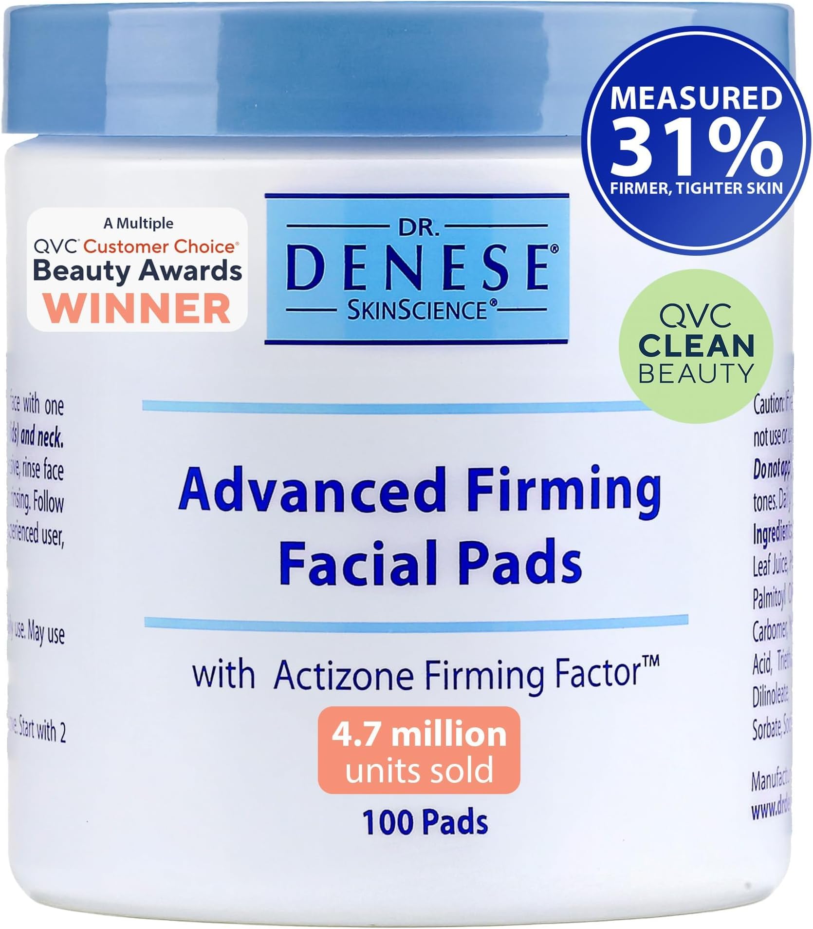 SkinScience Exfoliating Pads 100 Count – Glycolic Acid Pads