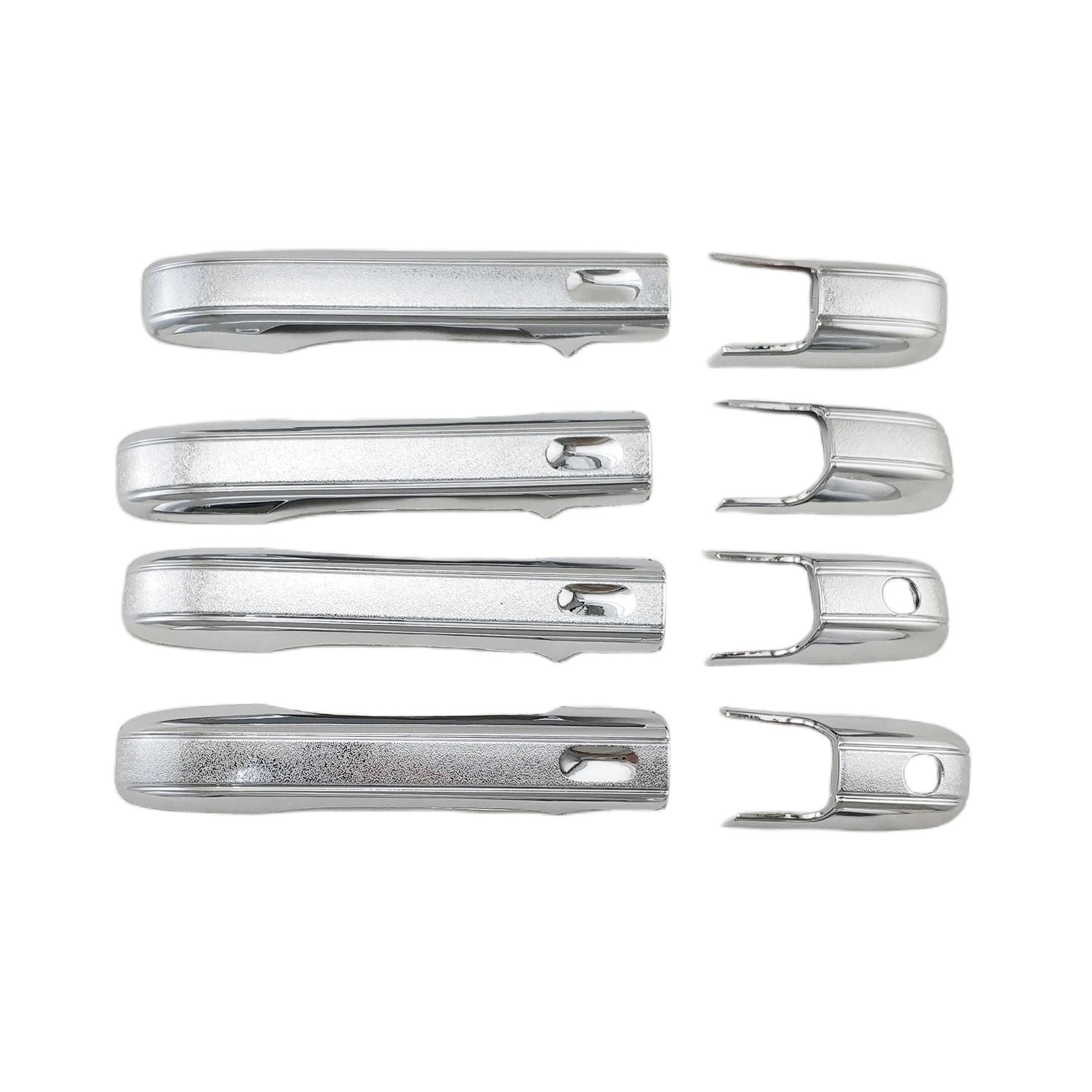 Wsx5fc 8Pcs Exterior Door Handles Auto Parts Chrome Car Door Handle Cover Protector For Crv Cr-V Cr V 2001 2002 2003 2004 2005 2006 Paste Style
