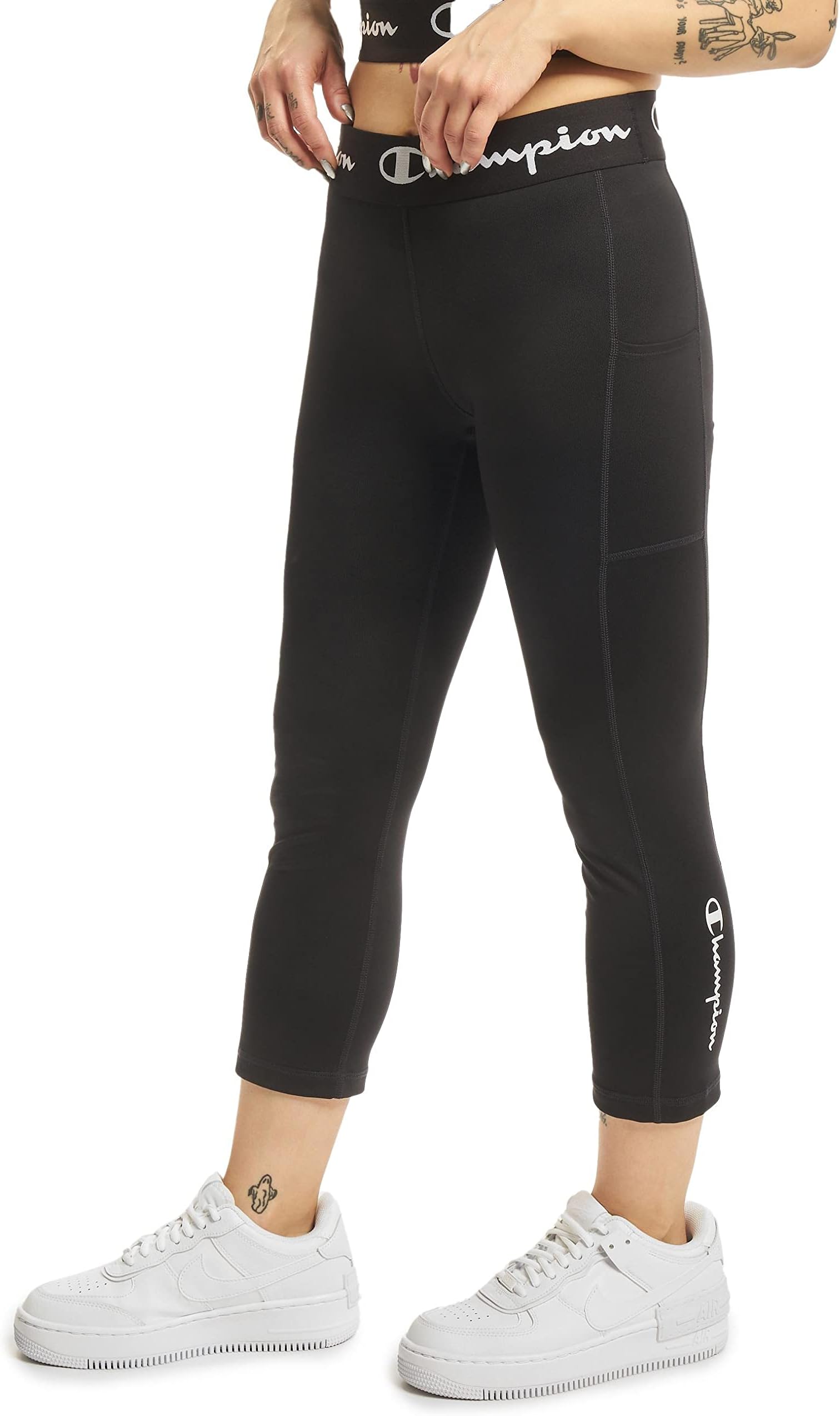 Champion Women's Capri Leggings Black