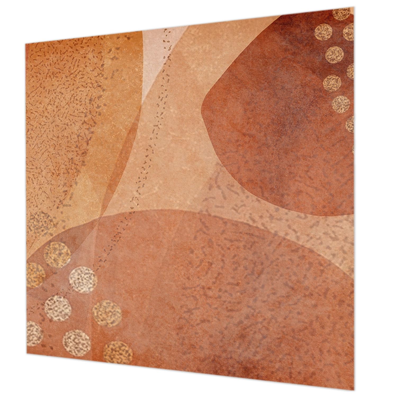 Papier peint intissé 250x250 cm Tulup compositions terreuses avec colle incluse pour mur salon
