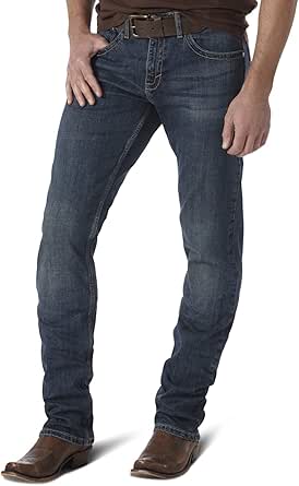 Vaqueros Wrangler De Corte Recto, Estilo Retro, Ajustados, Para Hombre Tallas Grandes Y Altas Color Negro 34 Ancho X 38 Largo~p123441052