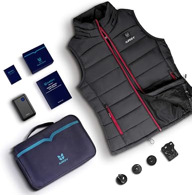 IUREK Chaleco Calefactable Hombre ZD936, Chaleco Térmico Impermeable y  Lavable con Banco de Energía 10000 mAh, 3 Temperatura Ajustable, 4 Zonas de  Calefacción para Invierno, Trabajo y Deporte Outdoor : Amazon.es: Ropa