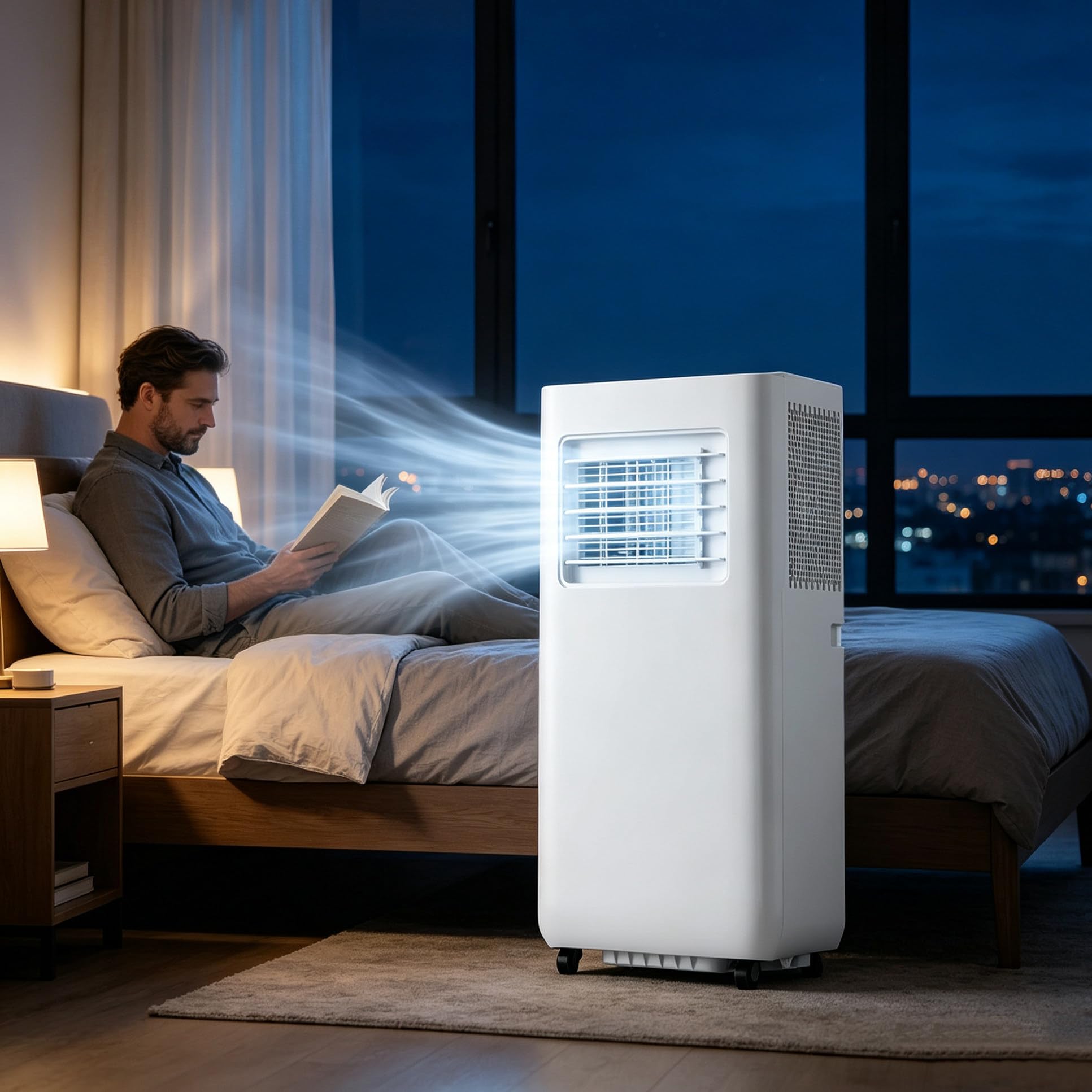 POIMHEW Portable air conditioner, energy-efficient air conditioner 1.5P