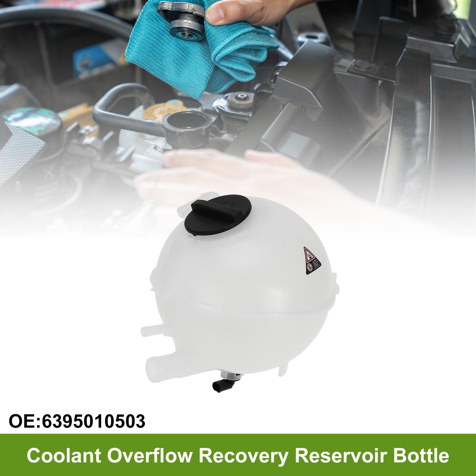zbiornik płynu chłodzącego Nr 6395010503 Zbiornik Wyrównawczy Płynu Chłodzącego Zbiornik Wyrównawczy Wody Pasujący Mercedes Benz Vito Butelka Płynu Chłodzącego Odporna Na Ciepło