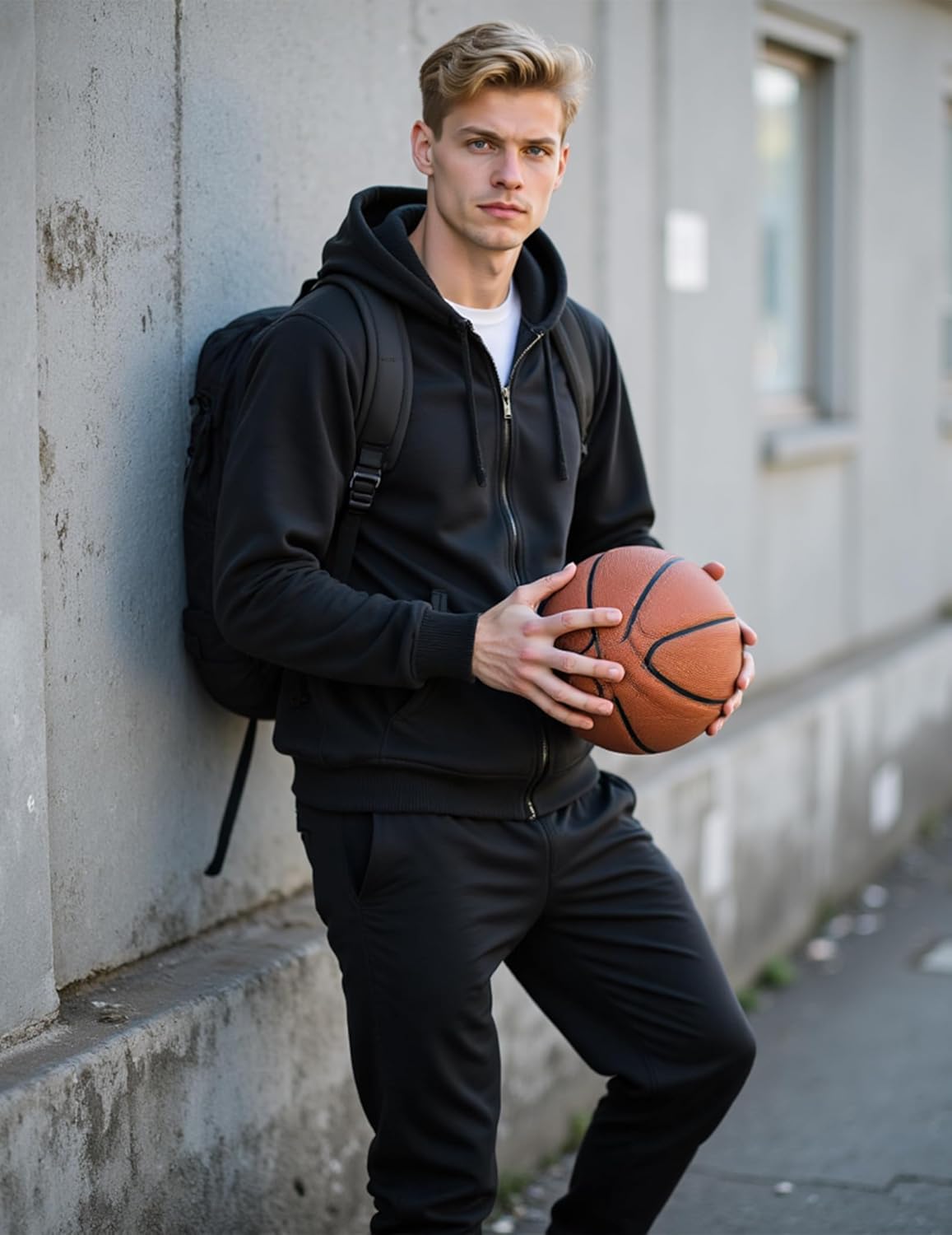 Athletic Men's 2 Piece Set Hoodie Casual Tracksuits Sweatsuit Full Zip Long Sleeve Jogging Suits - Image 4