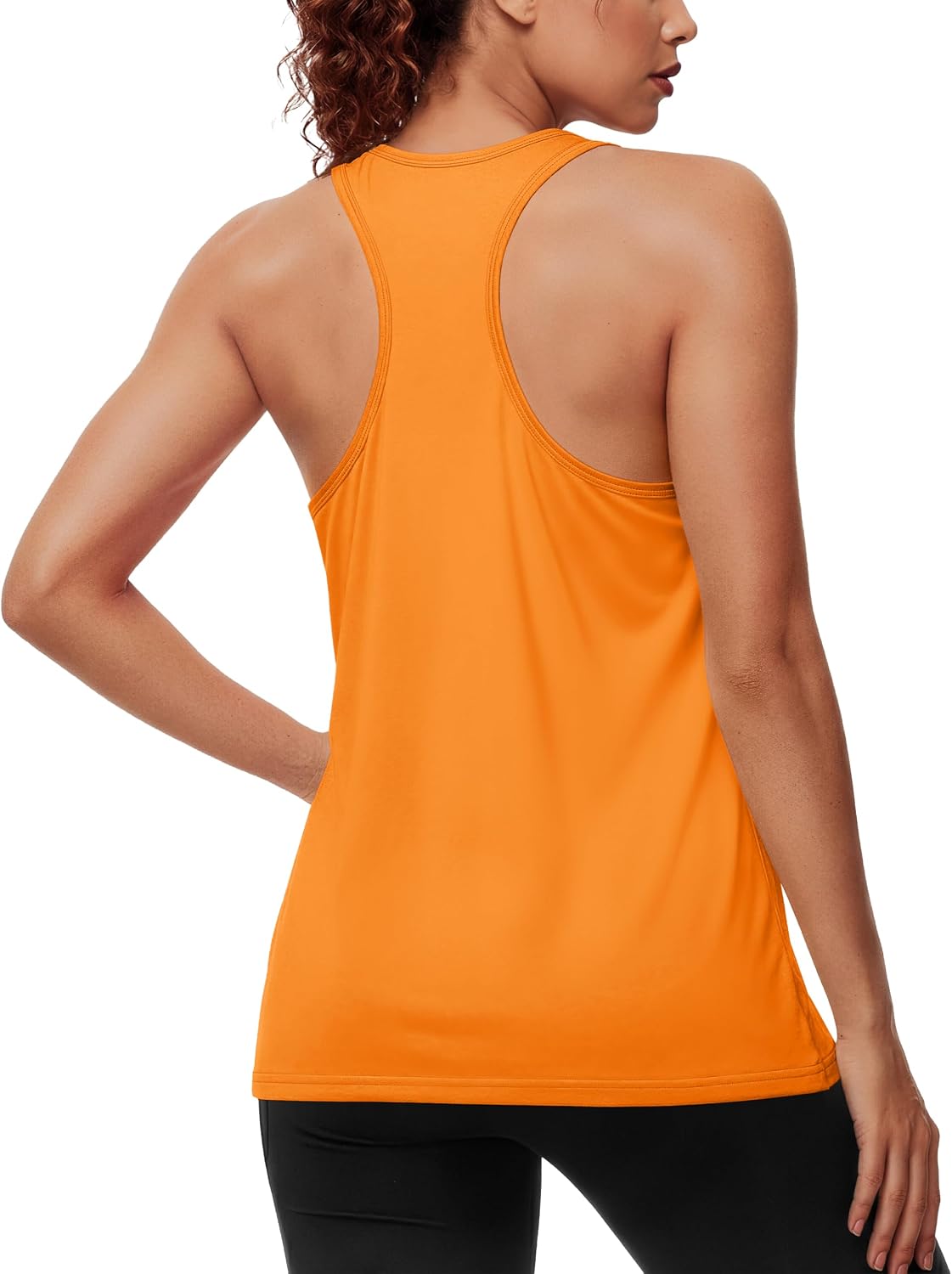 MAGCOMSEN Women's Workout Tank Tops Racerback Sleeveless Yoga Shirts Sun Protection UPF 80+ Gym Running Top